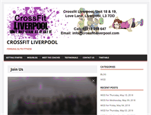 Tablet Screenshot of crossfit-liverpool.com